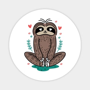 Sloth Cute Design Magnet